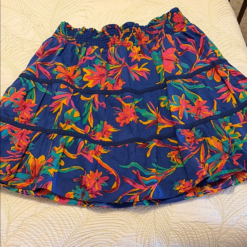 J. Crew Floral Tiered Women's Skirt re-imagined brand
